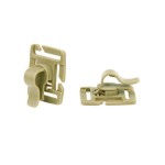 CLIP FERMA TUBI MOLLE 101INC TAN