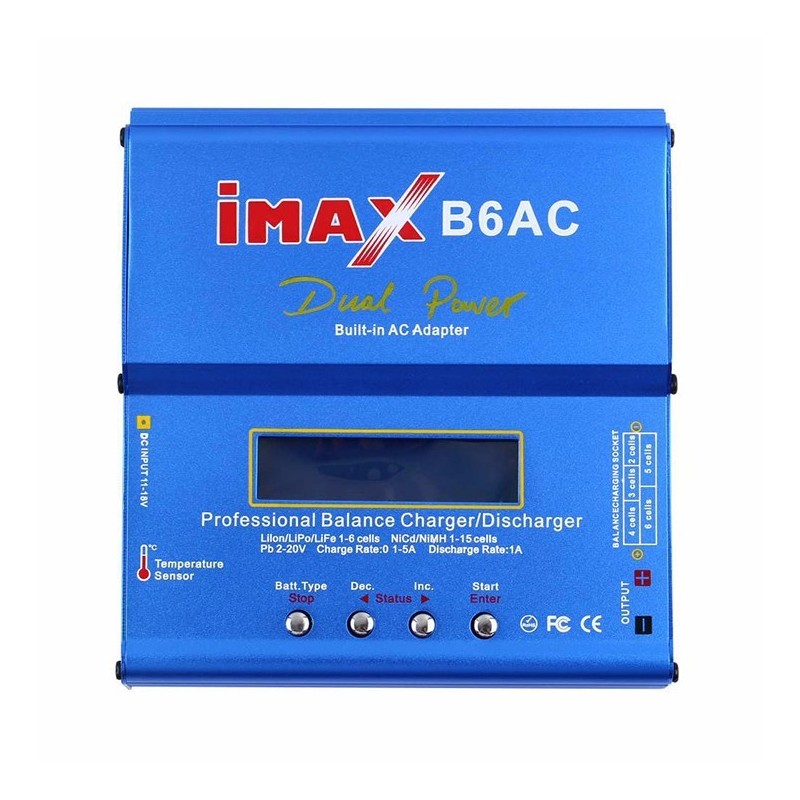 CARICA BATTERIE UNIVERSALE DIGITALE IMAX B6 AC 80W