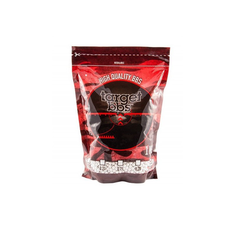 PALLINI TARGET 0.23 gr BUSTA DA 1kg BIANCHI