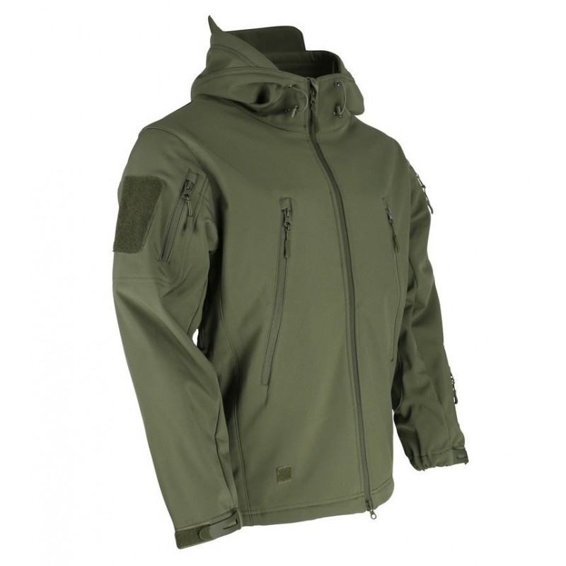 GIACCA SOFTSHELL PATRIOT SHARK-SKIN KOMBAT UK VERDE OD