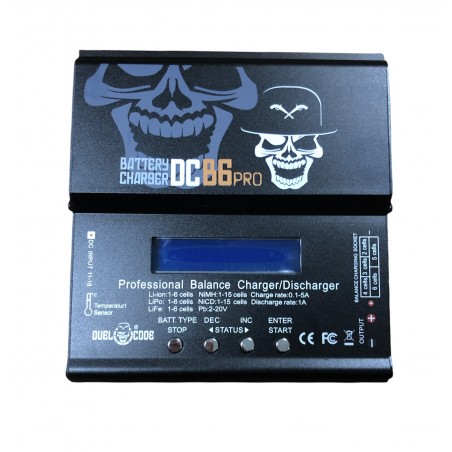 DCB6 PRO CARICA BATTERIE UNIVERSALE PROFESSIONALE DUEL CODE