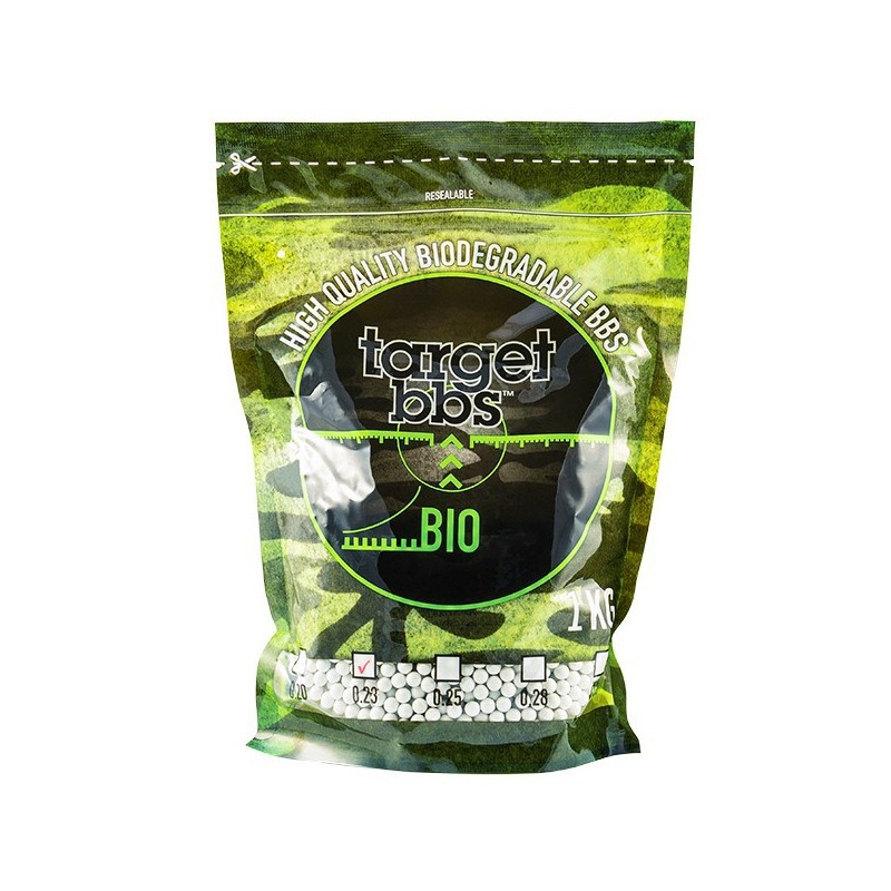 PALLINI TARGET 0.23 gr BIO BUSTA DA 1kg BIANCHI