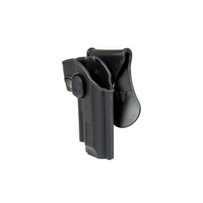 FONDINA IN POLIMERO PER BERETTA 92 FS M9 DESTRA AMOMAX NERO