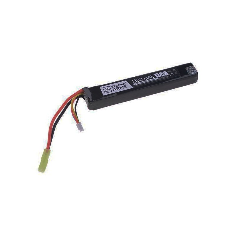 BATTERIA LIPO 11.1V 1300 mAH 20/40C STOCK SPECNA ARMS