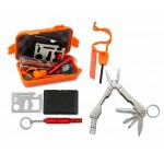 KIT SOPRAVVIVENZA EMERGENZA 5 IN1 CON BOX IMPERBEABILE