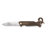 COLTELLO IN LEGNO CON CORDINO RICHIUDIBILE STILE DAMASCO ALBAINOX