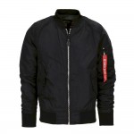 GIACCA AVIATORE MA-1 BOMBER SUMMER EDITION FOSTEX NERO