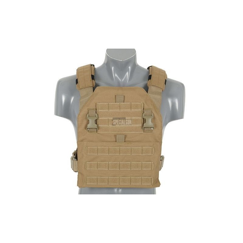 TACTICAL VEST PLATE CARRIER MISSION 8FIELDS COYOTE