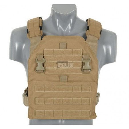 TACTICAL VEST PLATE CARRIER MISSION 8FIELDS COYOTE