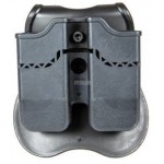 PORTA CARICATORE DOPPIO IN POLIMERO PER BERETTA 92/98/PX4 NERO