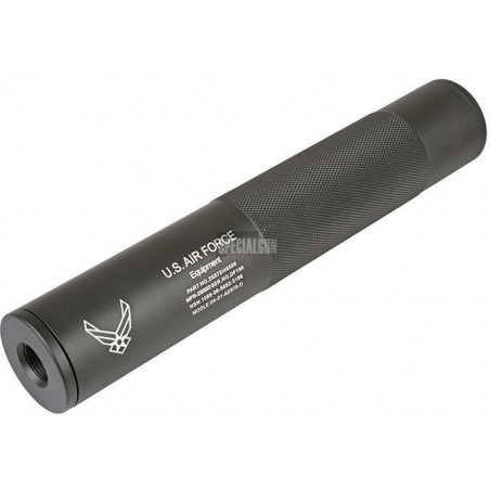 SILENZIATORE 195 X 36 DOPPIO FILETTO U.S. AIR FORCE FMA NERO