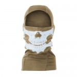 BALACLAVA SKULL 101INC TAN