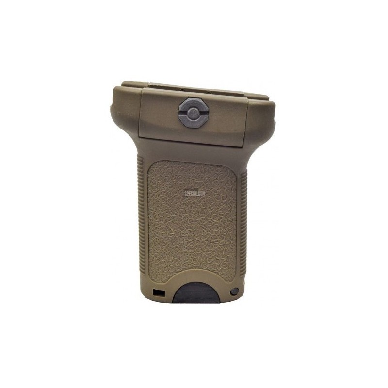 IMPUGNATURA VERTICALE SHORT RIS RAIL BATTLEAXE TAN