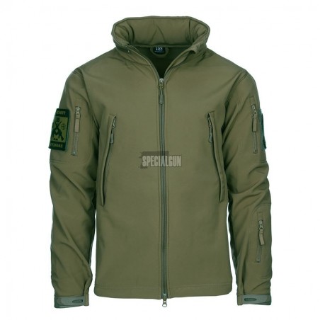 GIACCA MILITARE TERMICA SOFTSHELL 101INC VERDE OD