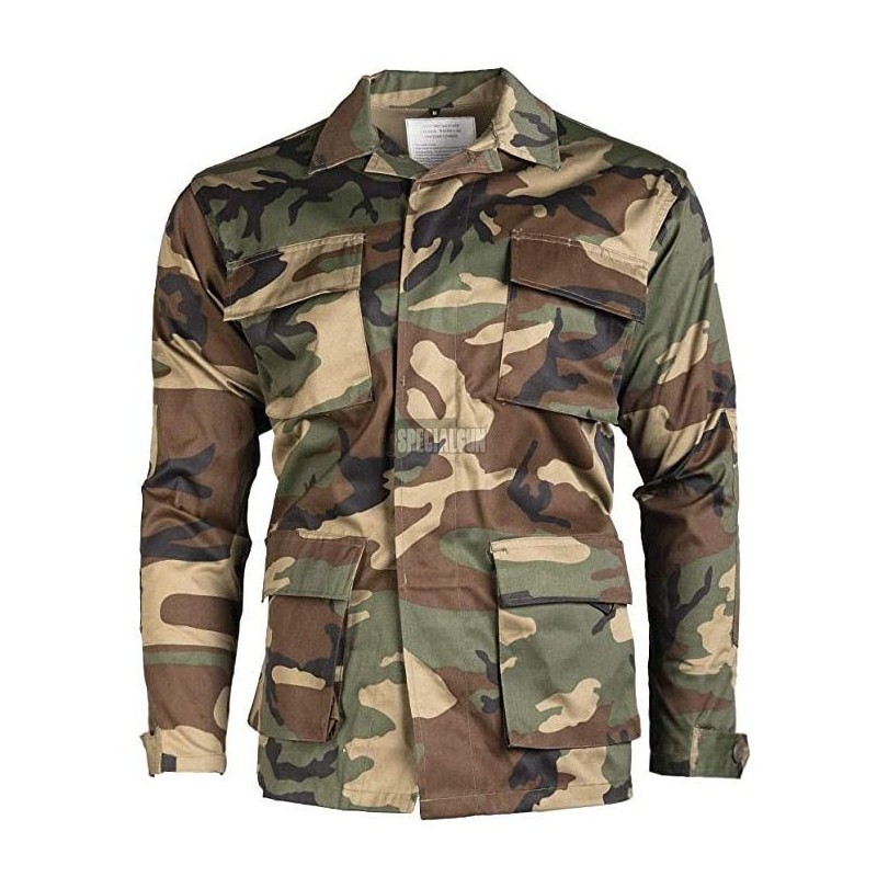 GIACCA MILITARE BDU MILTEC WOODLAND