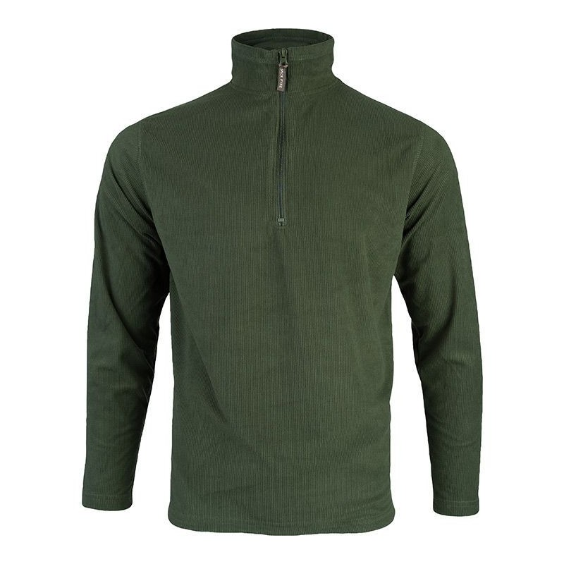 LUPETTO IN PILE MID-LAYER CON ZIP JACK PYKE VERDE