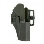 FONDINA RIGIDA SERPA CQC GLOCK 17/18 VERDE OD