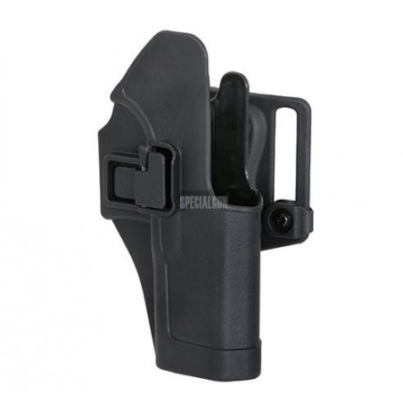 FONDINA RIGIDA SERPA CQC GLOCK 17/18 NERO