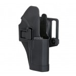 FONDINA RIGIDA SERPA CQC GLOCK 17/18 NERO