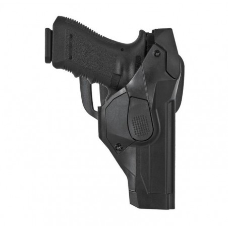 FONDINA POLIMERO CINTURA CAMA GLOCK 17/22/31/37 VEGA HOLSTER NERA