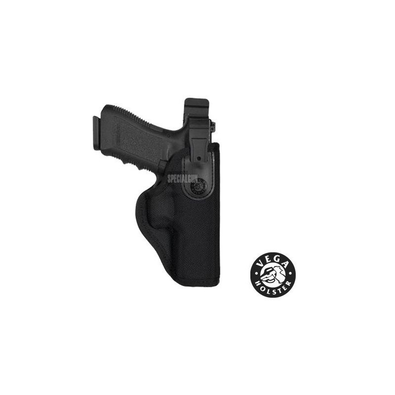 FONDINA CINTURA TERMOFORMATA GLOCK 17/19 VEGA HOLSTER NERO