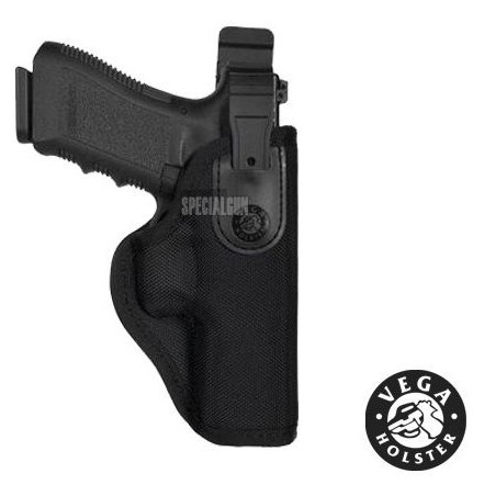 FONDINA CINTURA TERMOFORMATA GLOCK 17/19 VEGA HOLSTER NERO