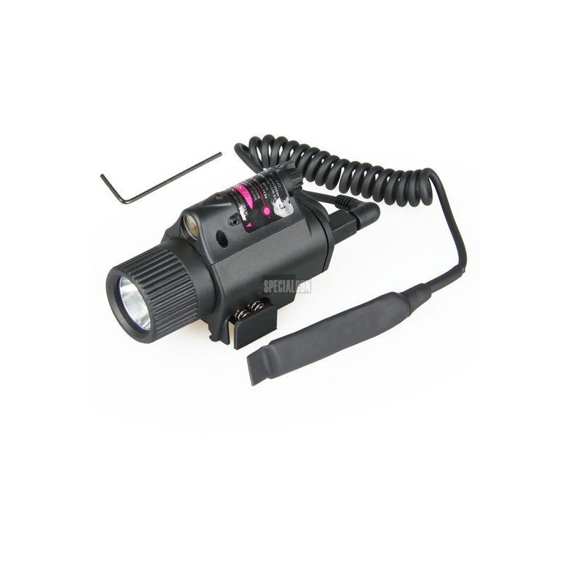 TORCIA LED CREE 180 LUMEN LASER ROSSO