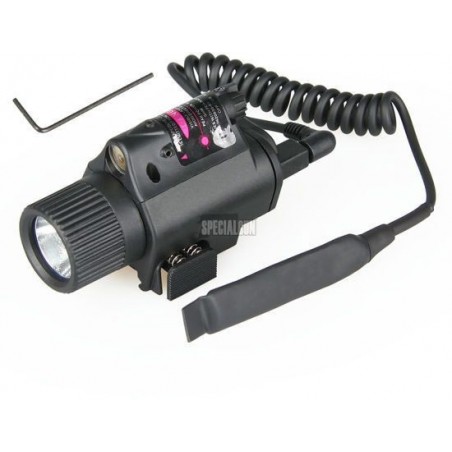 TORCIA LED CREE 180 LUMEN LASER ROSSO