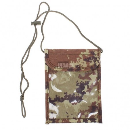 TASCA PORTA DOCUMENTI ID POUCH SBB VEGETATO