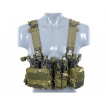 CHEST RIG RECCE/SNIPER BUCKLE UP 8FIELDS MULTICAM TROPIC