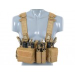 CHEST RIG RECCE/SNIPER BUCKLE UP 8FIELDS COYOTE TAN