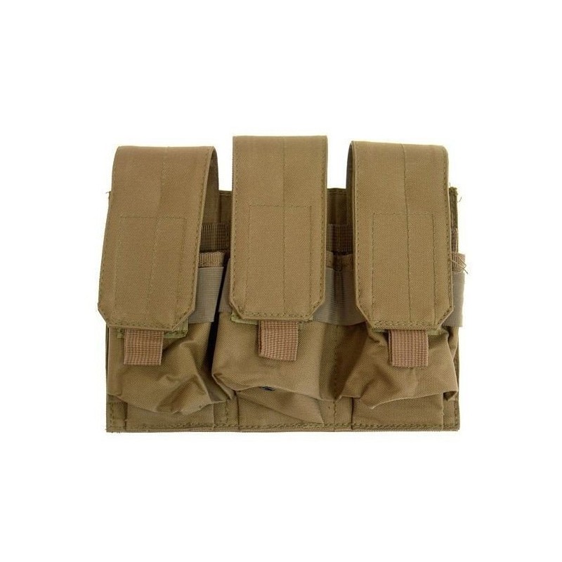 TASCA CARICATORI M4/M16 TRIPLA GFC DESERT