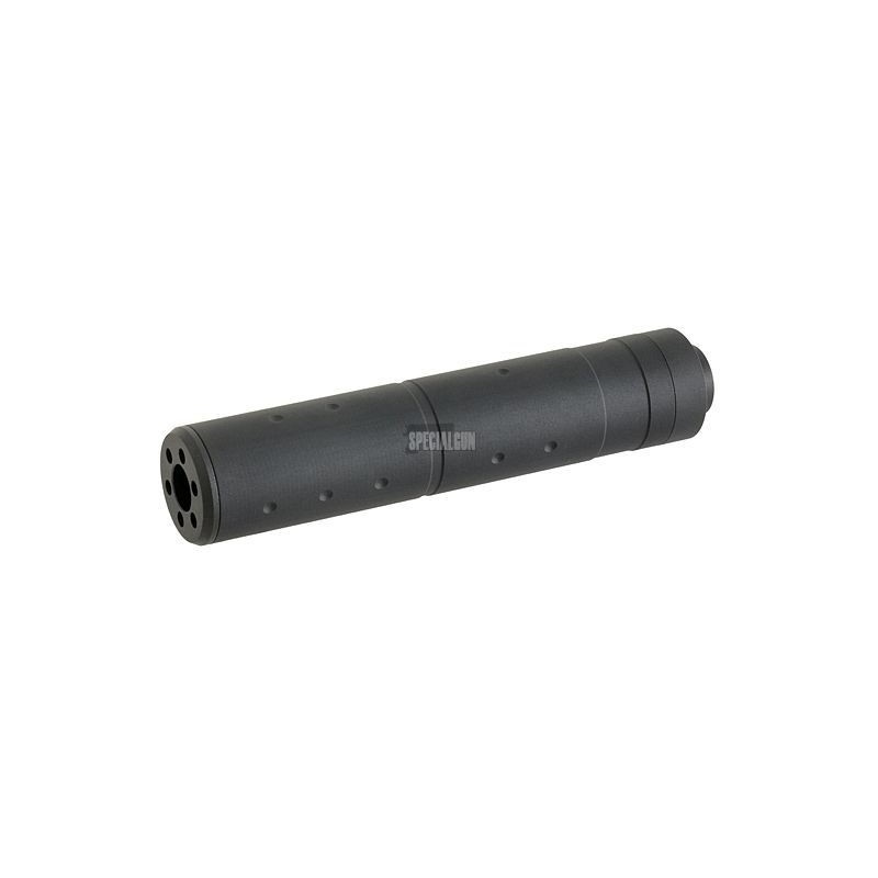 SILENZIATORE 155 x 30 mm SOUND SUPPRESSOR M-ETAL NERO