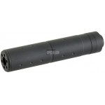 SILENZIATORE 155 x 30 mm SOUND SUPPRESSOR M-ETAL NERO