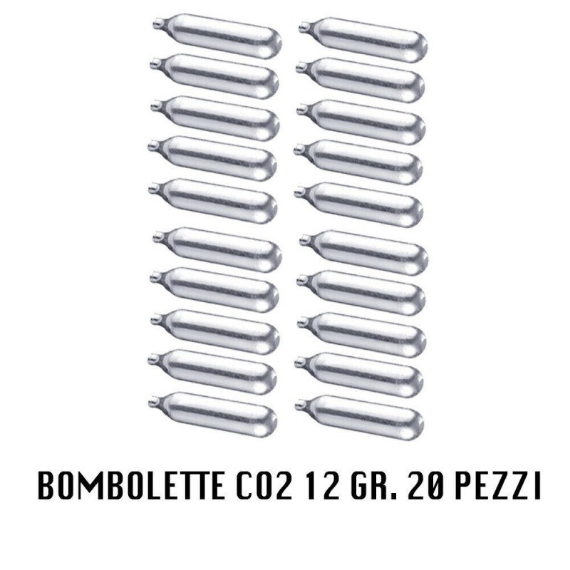 SET 20 BOMBOLETTE CO2 12 gr UMAREX