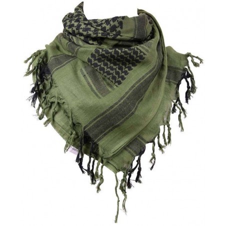 101INC PAÑUELO KEFFIYEH SHEMAG VERDE MILITAR OD