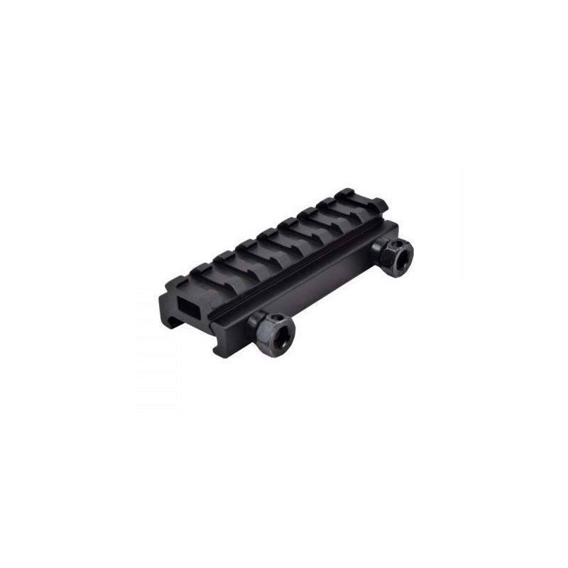 RIALZO SLITTA 2 cm. IN METALLO 8 SLOT JS-TACTICAL