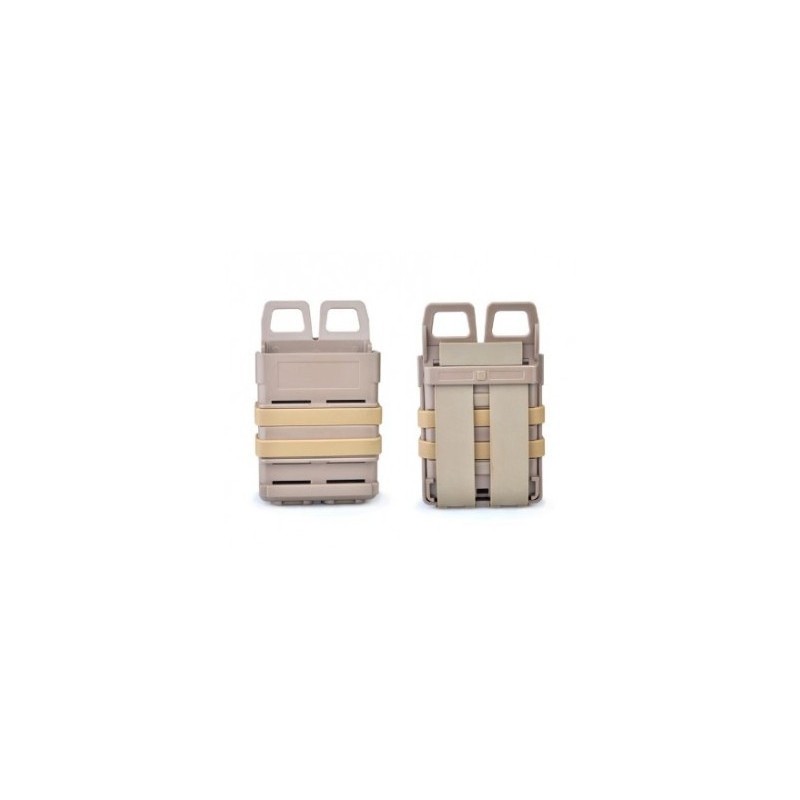 PORTA CARICATORE DOPPIO 5.56 RIGIDO ELEMENT TAN