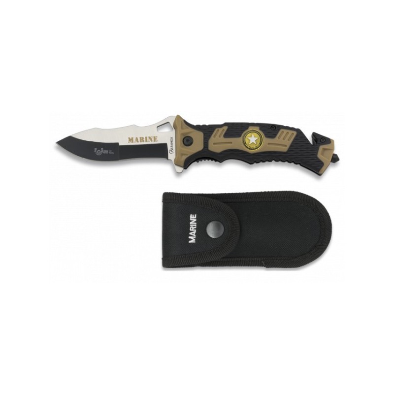 COLTELLO MARINE ACCIAIO RICHIUDIBILE ALBAINOX