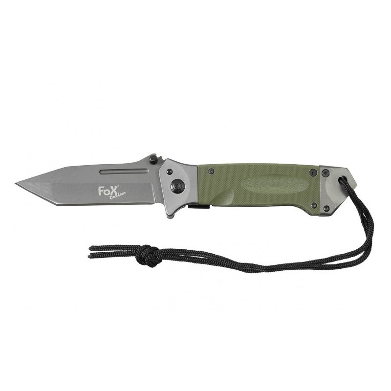 COLTELLO G10 LAMA TANTO RICHIUDIBILE FOX VERDE