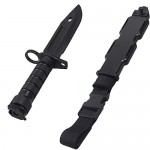 COLTELLO DUMMY RUBBER KNIFE NERO