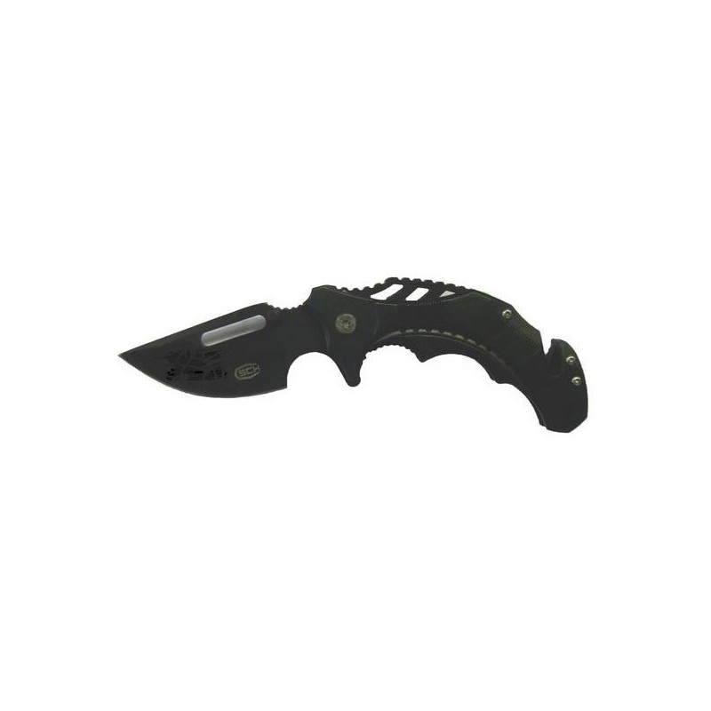 COLTELLO COMBAT RICHIUDIBILE STEEL CLAW KNIVES NERO