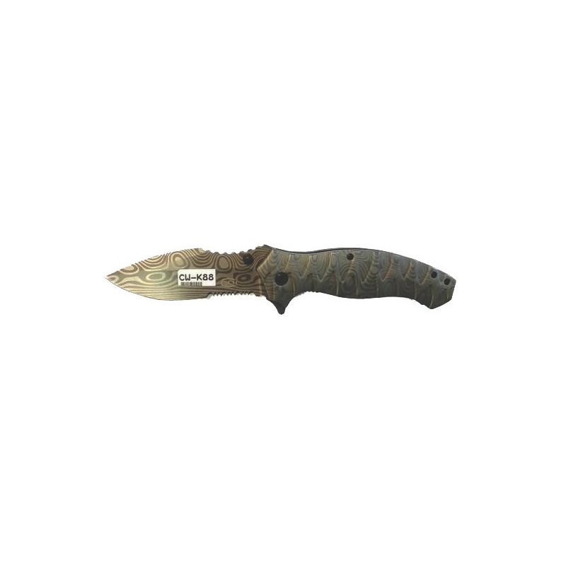 COLTELLO CAMOUFLAGE URBAN RICHIUDIBILE STEEL CLAW KNIVES