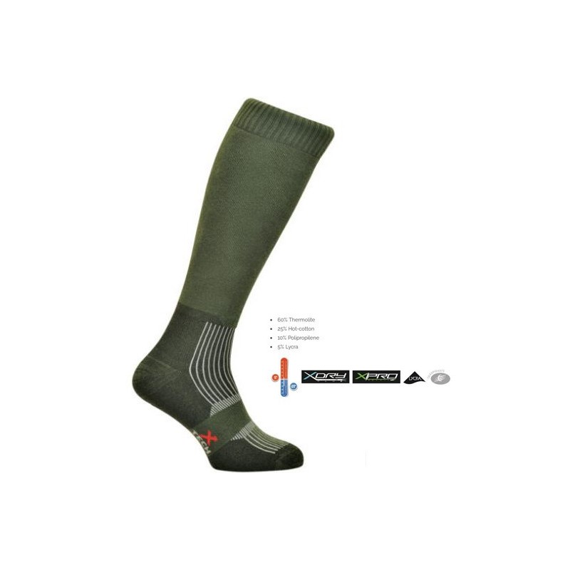 CALZE TECNICHE TERMICHE WARRIOR XTECH VERDE OD