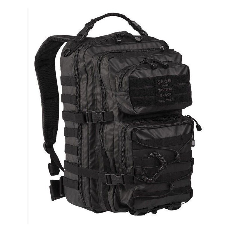 ZAINO MILITARE 45 lt TACTICAL MILTEC NERO