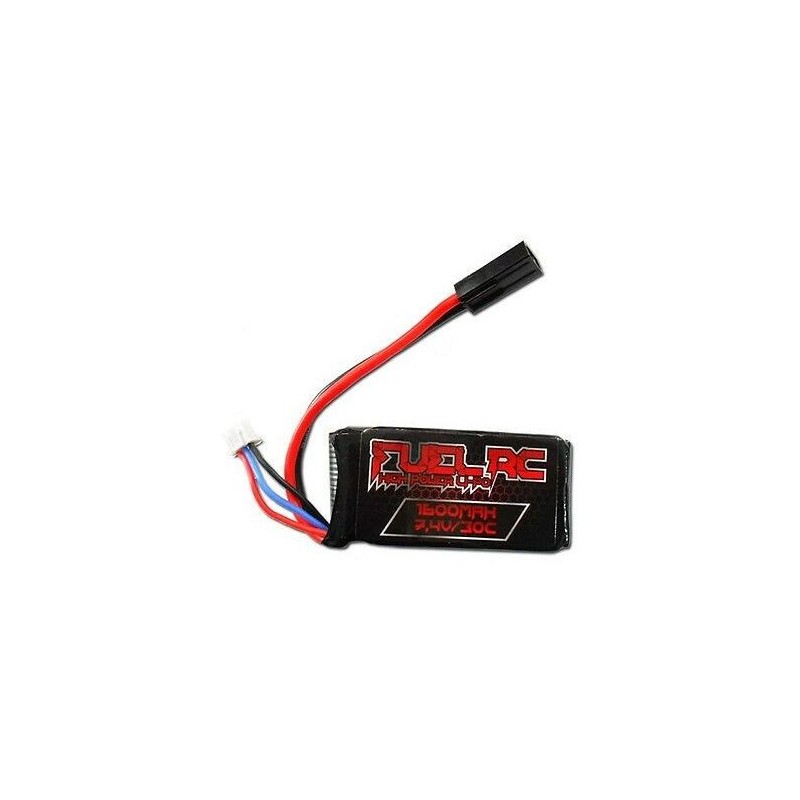 BATTERIA LIPO 7.4V 1600 mAH 30C FUEL PER AMOEBA