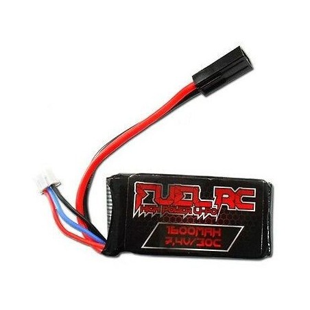 BATTERIA LIPO 7.4V 1600 mAH 30C FUEL PER AMOEBA