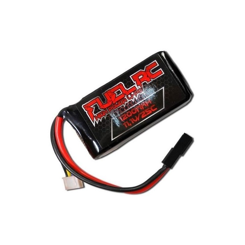 BATTERIA LIPO 11.1V 1200 mAH AMOEBA 25C FUEL