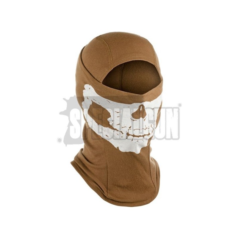 BALACLAVA DEATH HEAD INVADER GEAR TAN