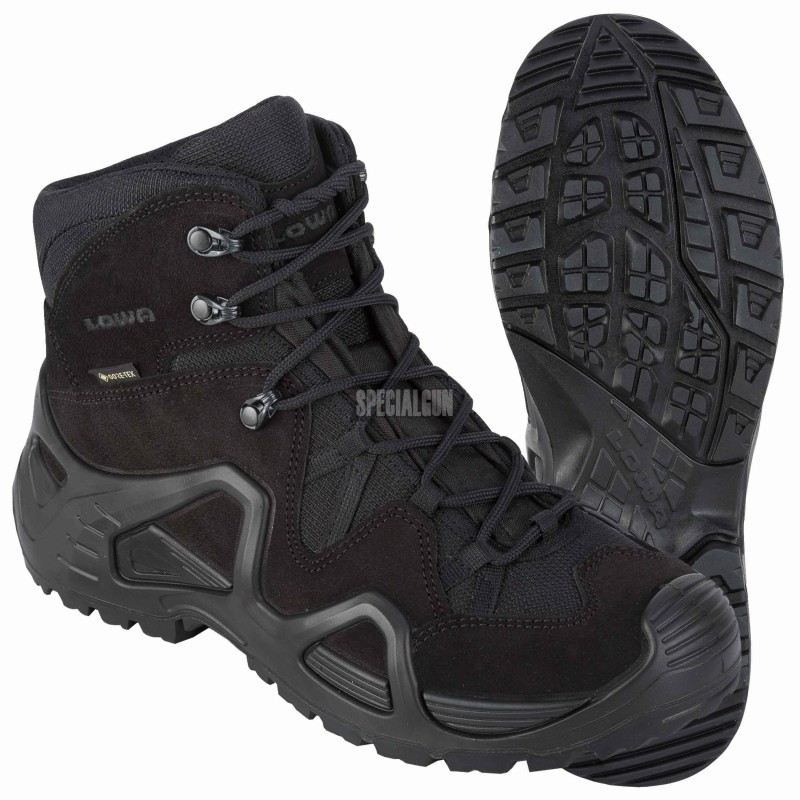 ANFIBI MILITARI ZEPHYR GTX MID TF LOWA NERO